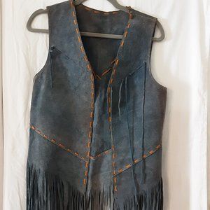 Vintage leather vest